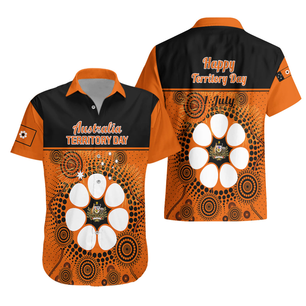 1 July Australia Territory Day Hawaiian Shirt Aboriginal Pattern - Vibe Hoodie Shop