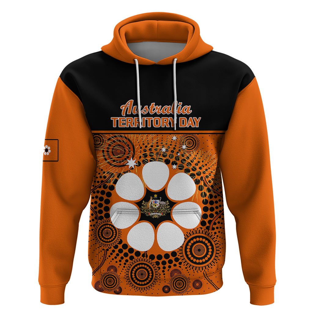 1 July Australia Territory Day Hoodie Aboriginal Pattern - Vibe Hoodie Shop