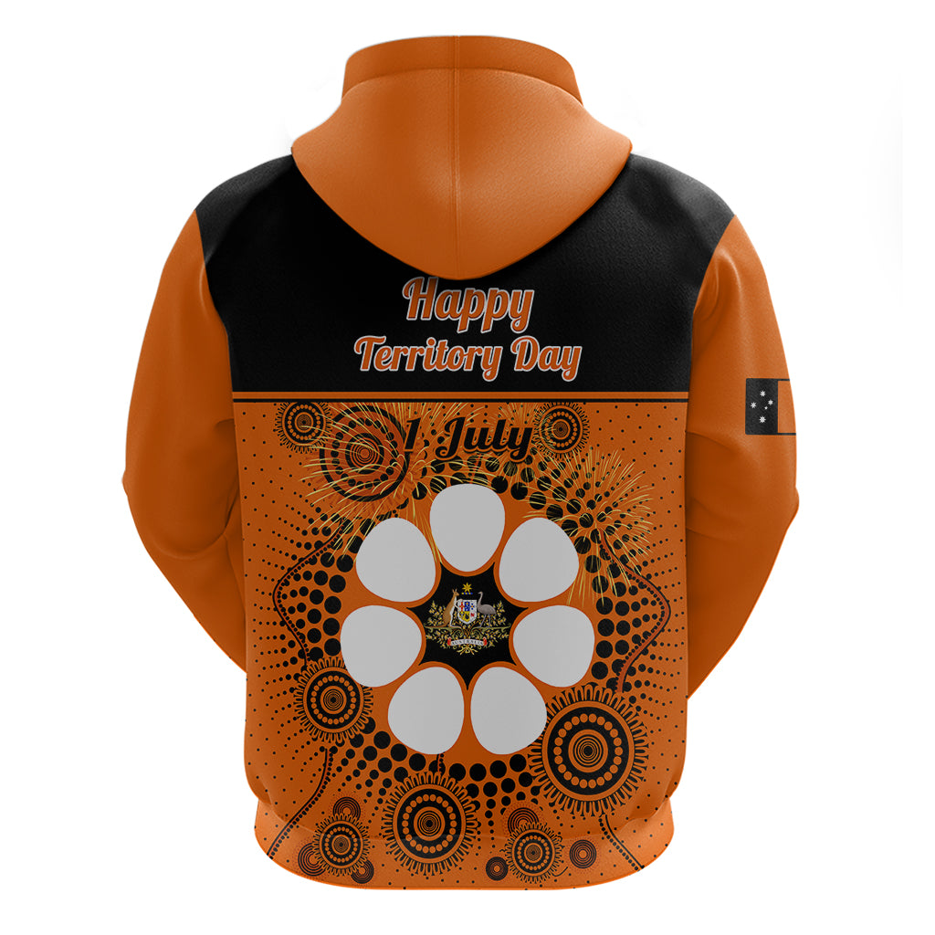 1 July Australia Territory Day Hoodie Aboriginal Pattern - Vibe Hoodie Shop