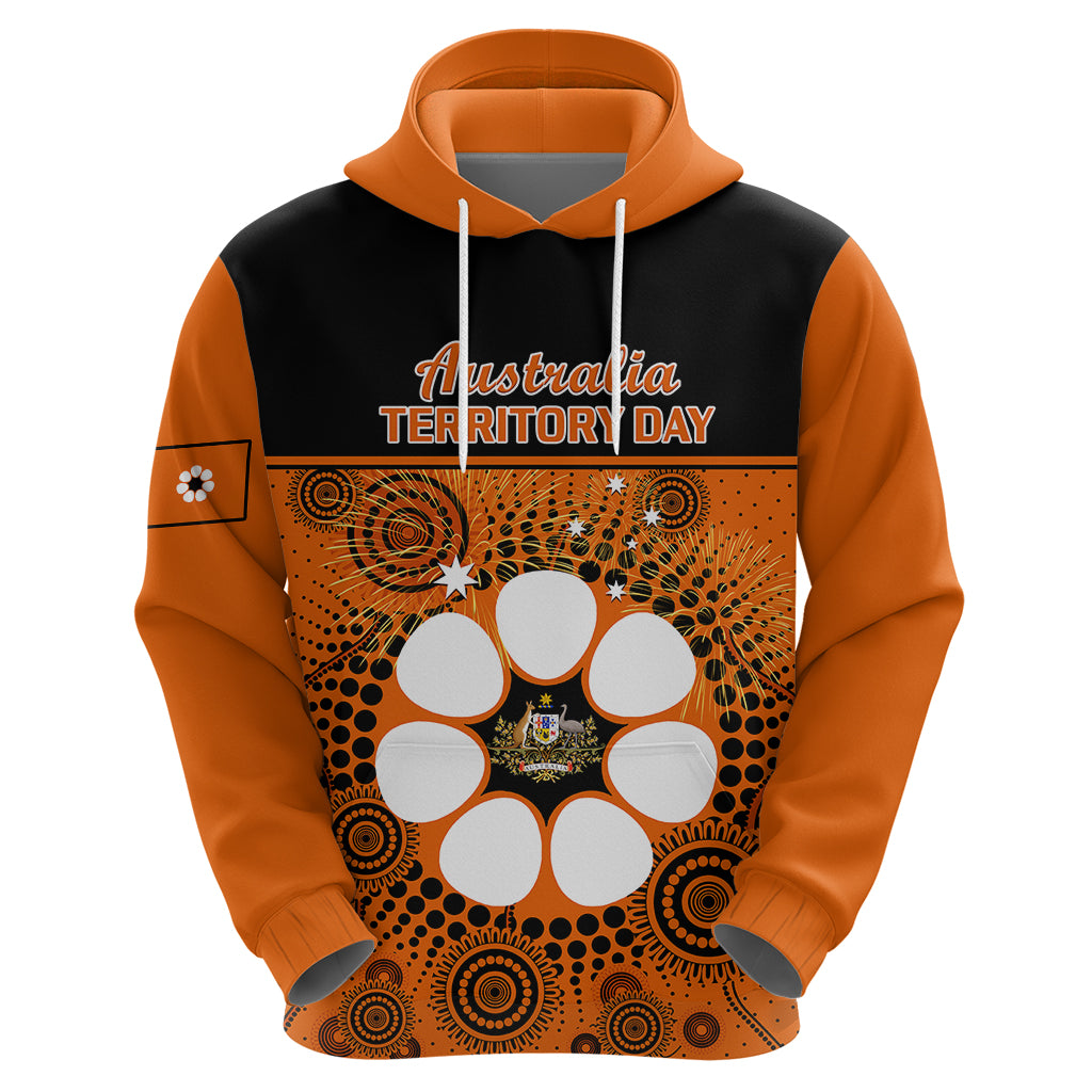 1 July Australia Territory Day Hoodie Aboriginal Pattern - Vibe Hoodie Shop