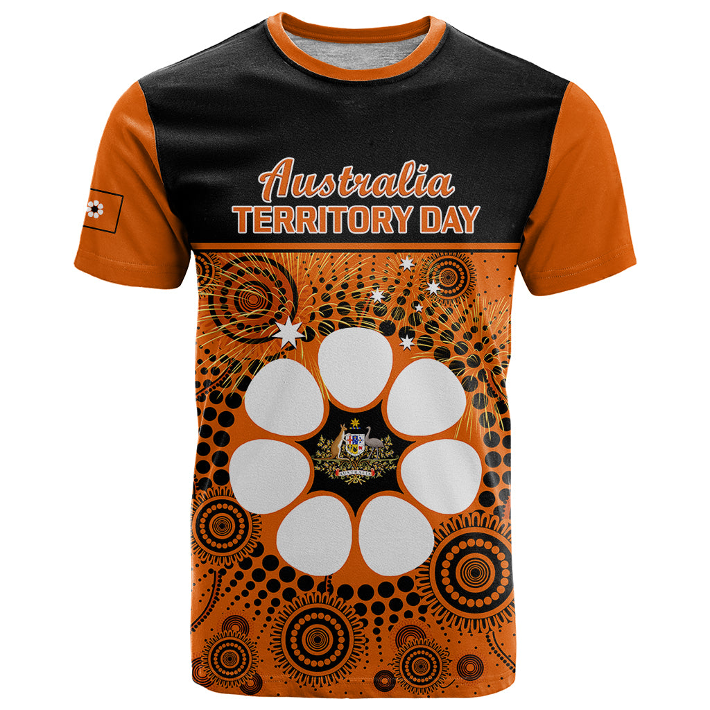 1 July Australia Territory Day T Shirt Aboriginal Pattern - Vibe Hoodie Shop