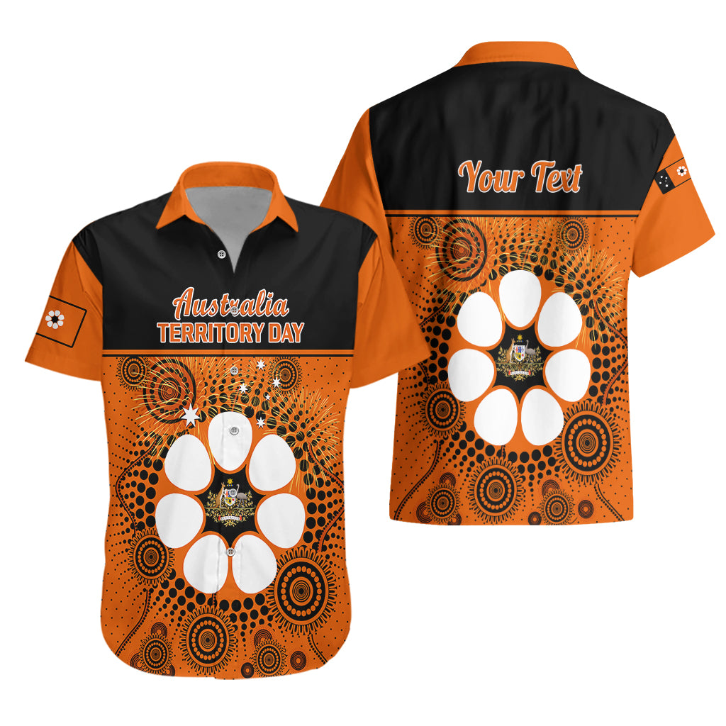 Personalised 1 July Australia Territory Day Hawaiian Shirt Aboriginal Pattern - Vibe Hoodie Shop