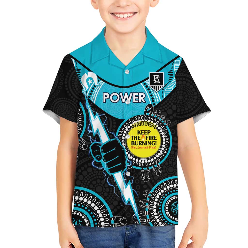 Custom AFL Power NAIDOC Week Hawaiian Shirt Keep The Fire Burning Indigenous Art - Vibe Hoodie Shop