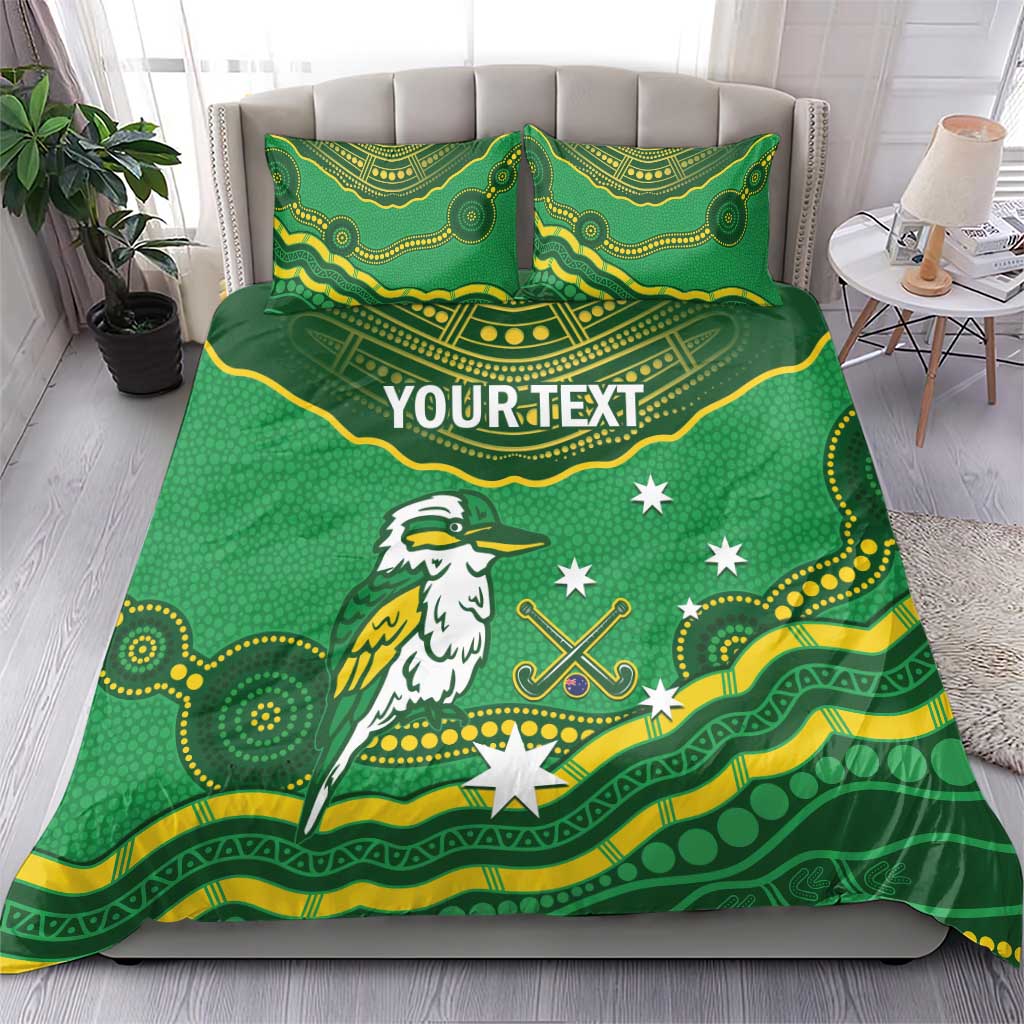 Custom Australia Kookaburras Bedding Set Indigenous Art - Vibe Hoodie Shop