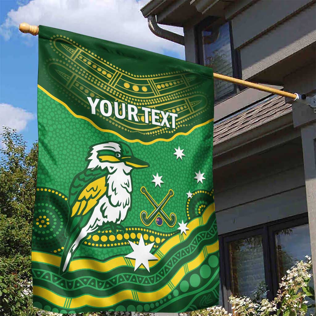 Custom Australia Kookaburras Garden Flag Indigenous Art - Vibe Hoodie Shop