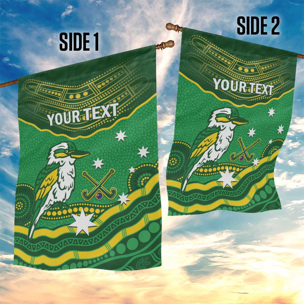 Custom Australia Kookaburras Garden Flag Indigenous Art - Vibe Hoodie Shop