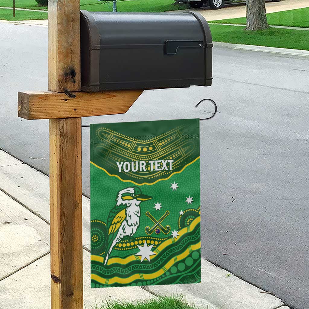 Custom Australia Kookaburras Garden Flag Indigenous Art - Vibe Hoodie Shop