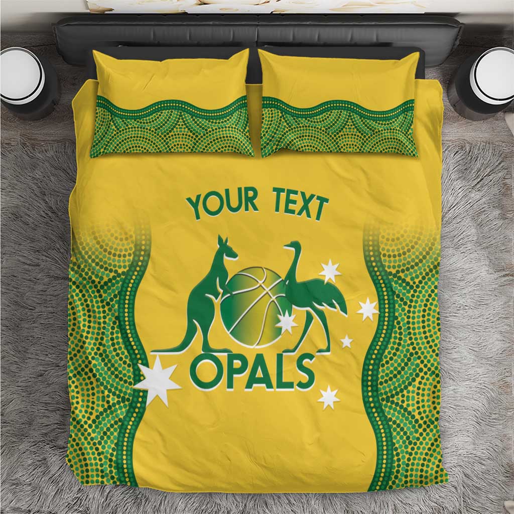 Custom Australia Opals Bedding Set Indigenous Art - Vibe Hoodie Shop