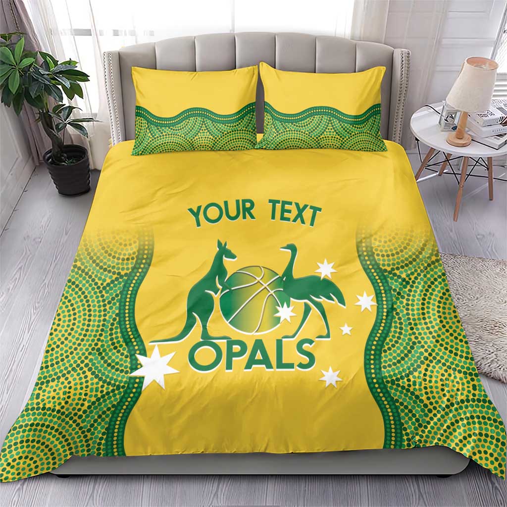 Custom Australia Opals Bedding Set Indigenous Art - Vibe Hoodie Shop