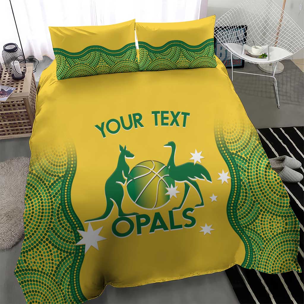 Custom Australia Opals Bedding Set Indigenous Art - Vibe Hoodie Shop