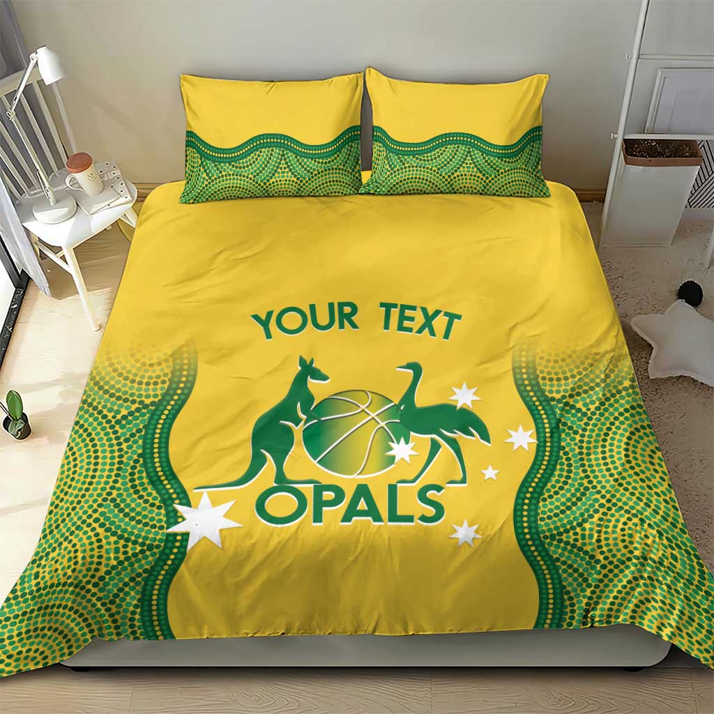 Custom Australia Opals Bedding Set Indigenous Art - Vibe Hoodie Shop