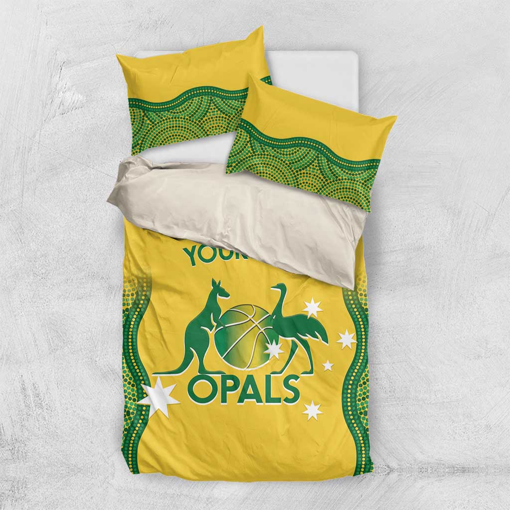 Custom Australia Opals Bedding Set Indigenous Art - Vibe Hoodie Shop