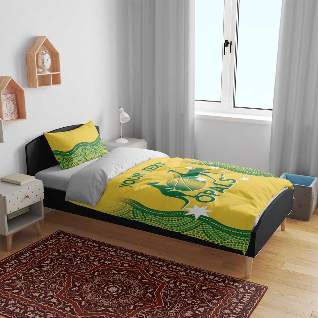 Custom Australia Opals Bedding Set Indigenous Art - Vibe Hoodie Shop