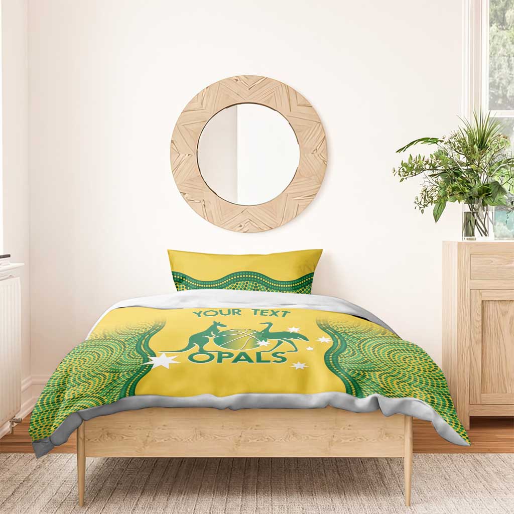 Custom Australia Opals Bedding Set Indigenous Art - Vibe Hoodie Shop