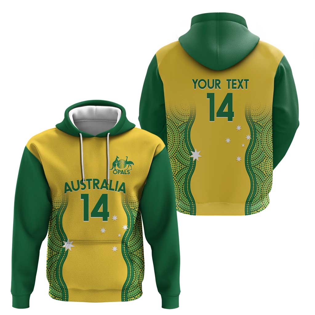 Custom Australia Opals Hoodie Indigenous Art - Vibe Hoodie Shop