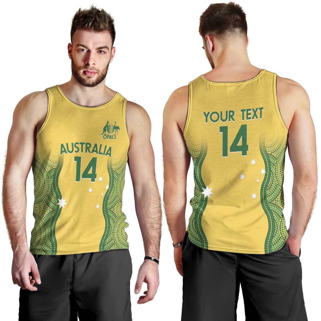 Custom Australia Opals Men Tank Top Indigenous Art - Vibe Hoodie Shop