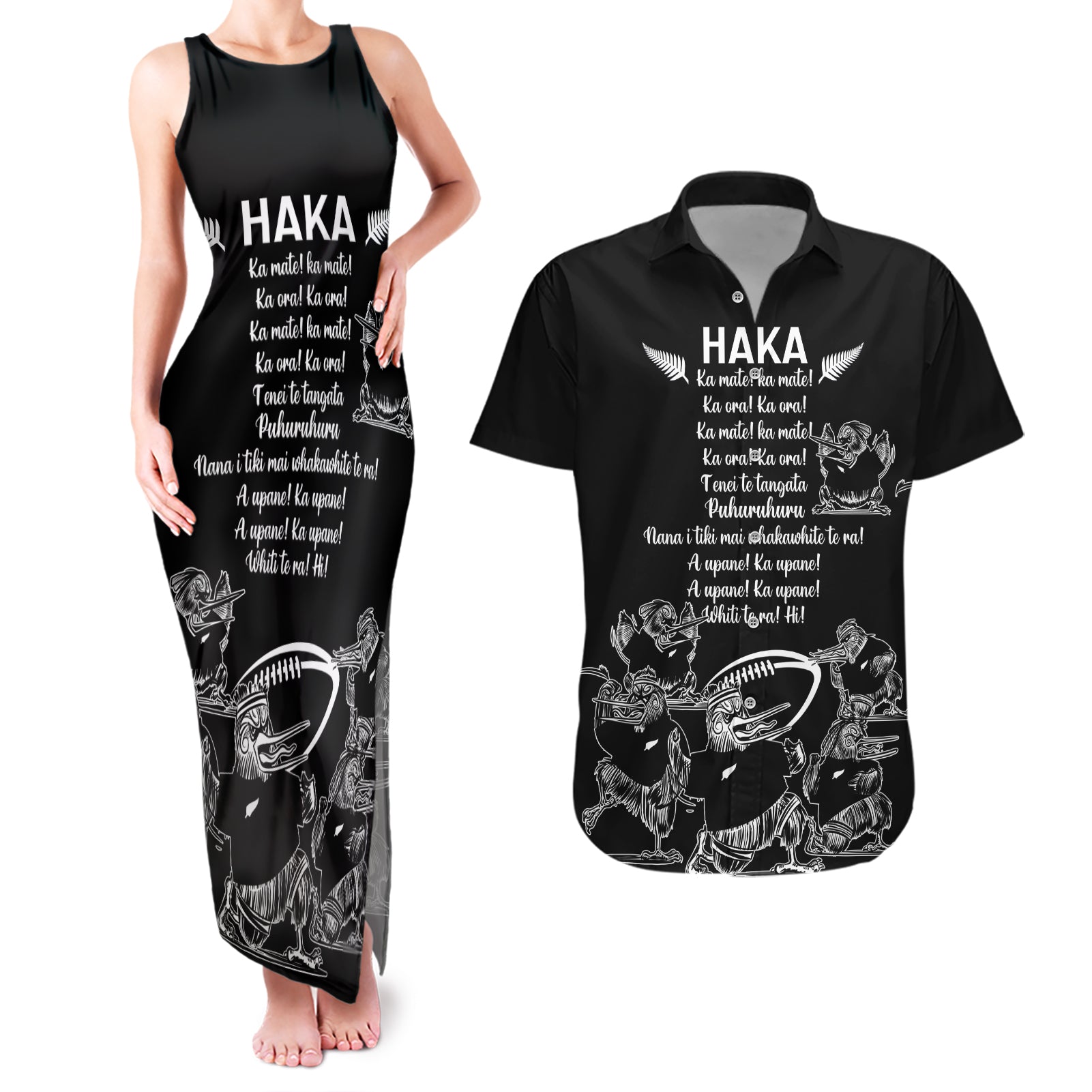new-zealand-silver-fern-rugby-couples-matching-tank-maxi-dress-and-hawaiian-shirt-haka-aotearoa-kiwi-dance