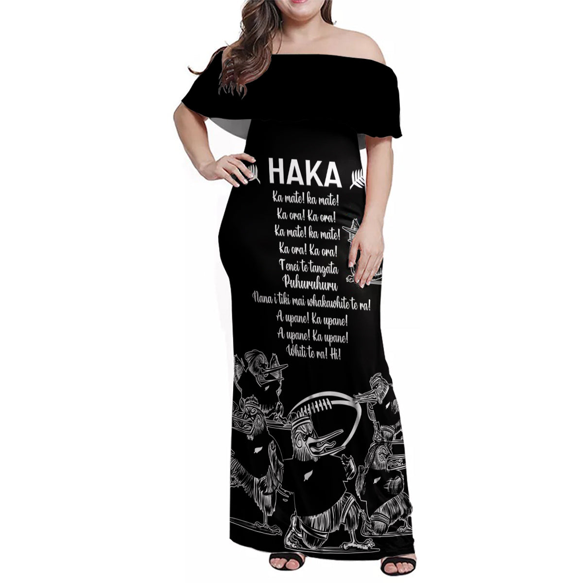 new-zealand-silver-fern-rugby-family-matching-off-shoulder-maxi-dress-and-hawaiian-shirt-haka-aotearoa-kiwi-dance