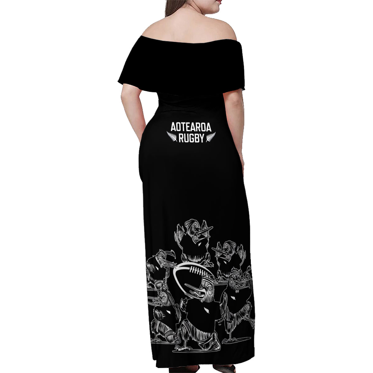 new-zealand-silver-fern-rugby-family-matching-off-shoulder-maxi-dress-and-hawaiian-shirt-haka-aotearoa-kiwi-dance