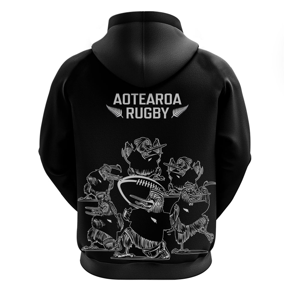 New Zealand Silver Fern Rugby Hoodie Haka Aotearoa Kiwi Dance - Vibe Hoodie Shop