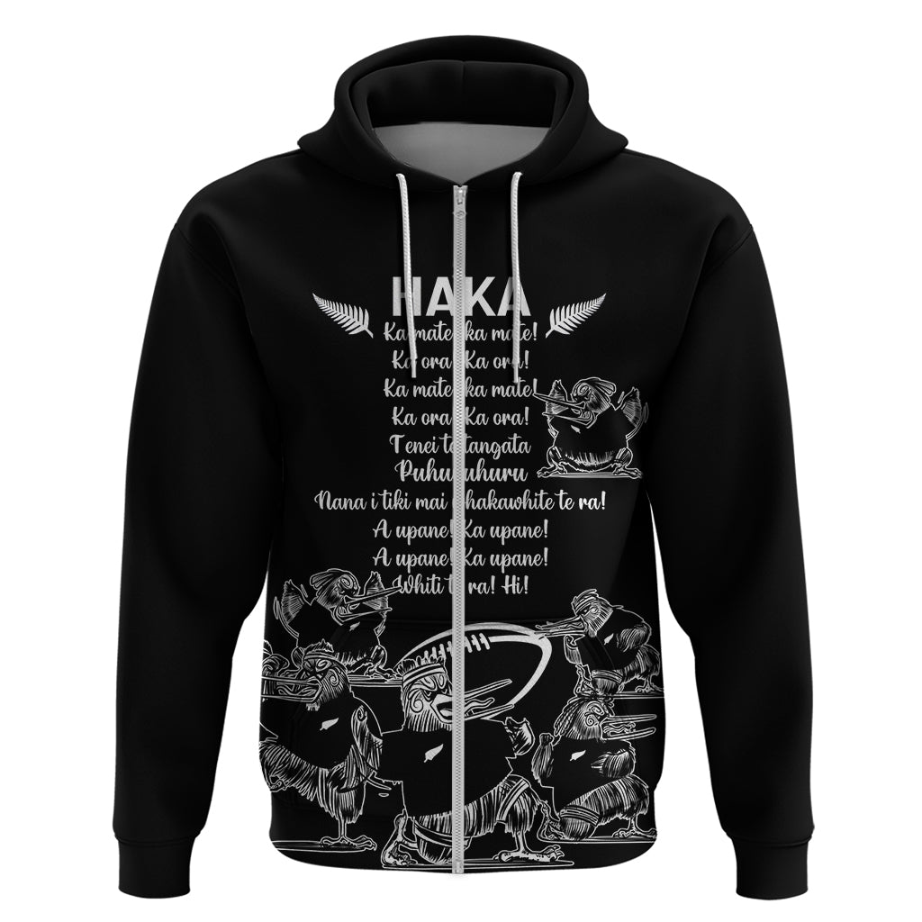 New Zealand Silver Fern Rugby Hoodie Haka Aotearoa Kiwi Dance - Vibe Hoodie Shop