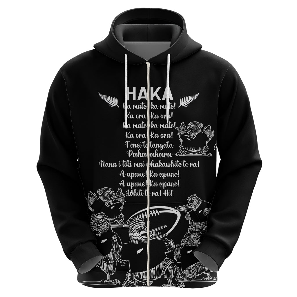 New Zealand Silver Fern Rugby Hoodie Haka Aotearoa Kiwi Dance - Vibe Hoodie Shop