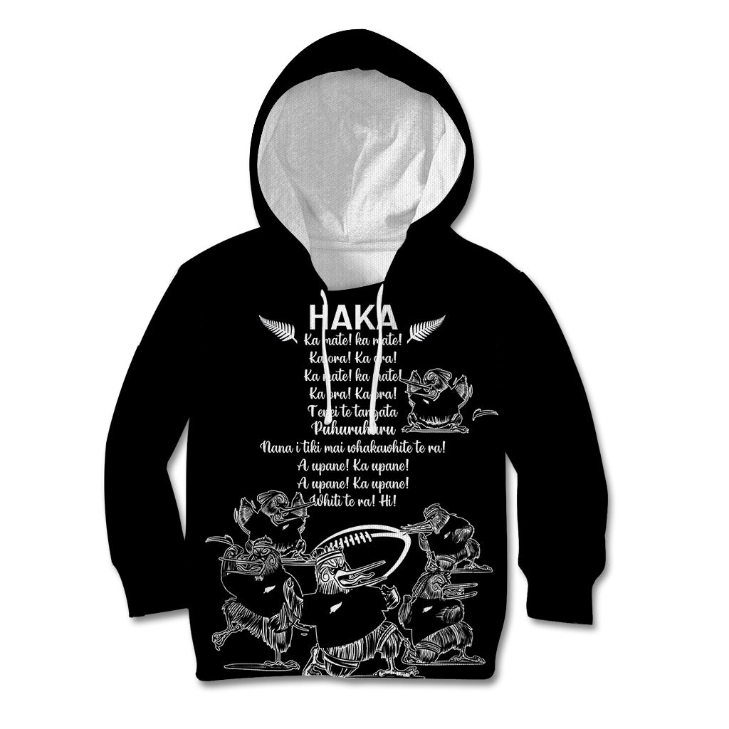 New Zealand Silver Fern Rugby Kid Hoodie Haka Aotearoa Kiwi Dance - Vibe Hoodie Shop