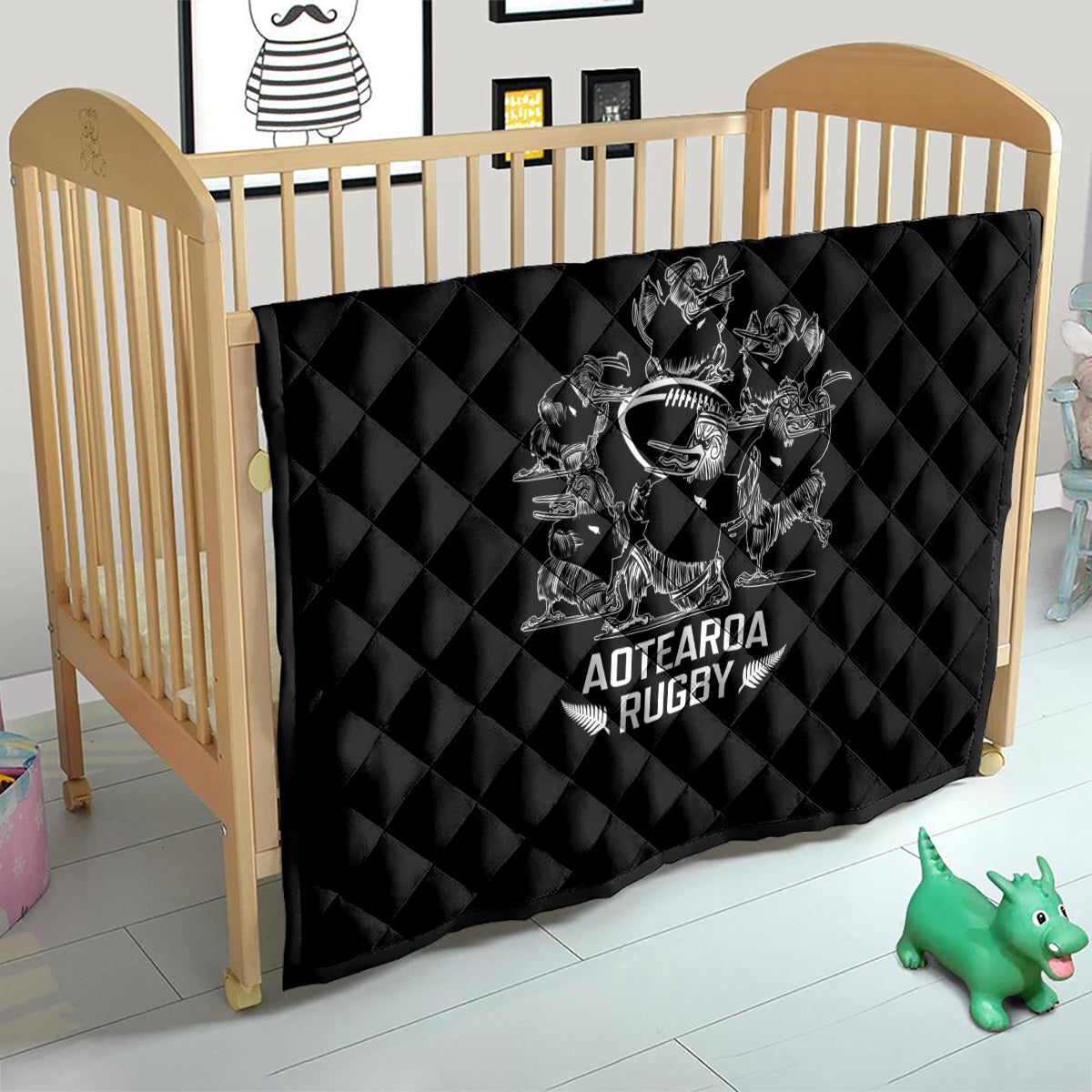 New Zealand Silver Fern Rugby Quilt Haka Aotearoa Kiwi Dance - Vibe Hoodie Shop