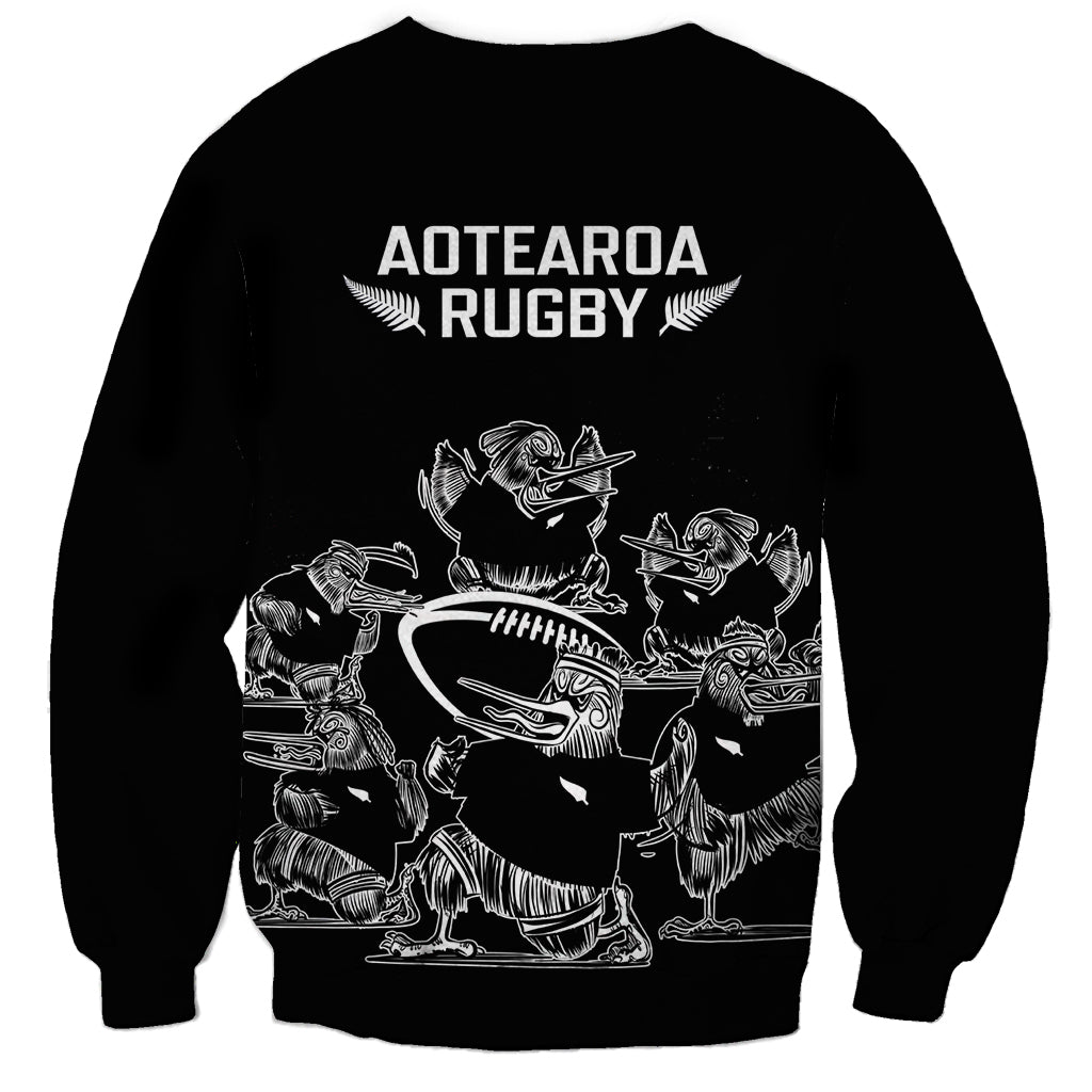 New Zealand Silver Fern Rugby Sweatshirt Haka Aotearoa Kiwi Dance - Vibe Hoodie Shop