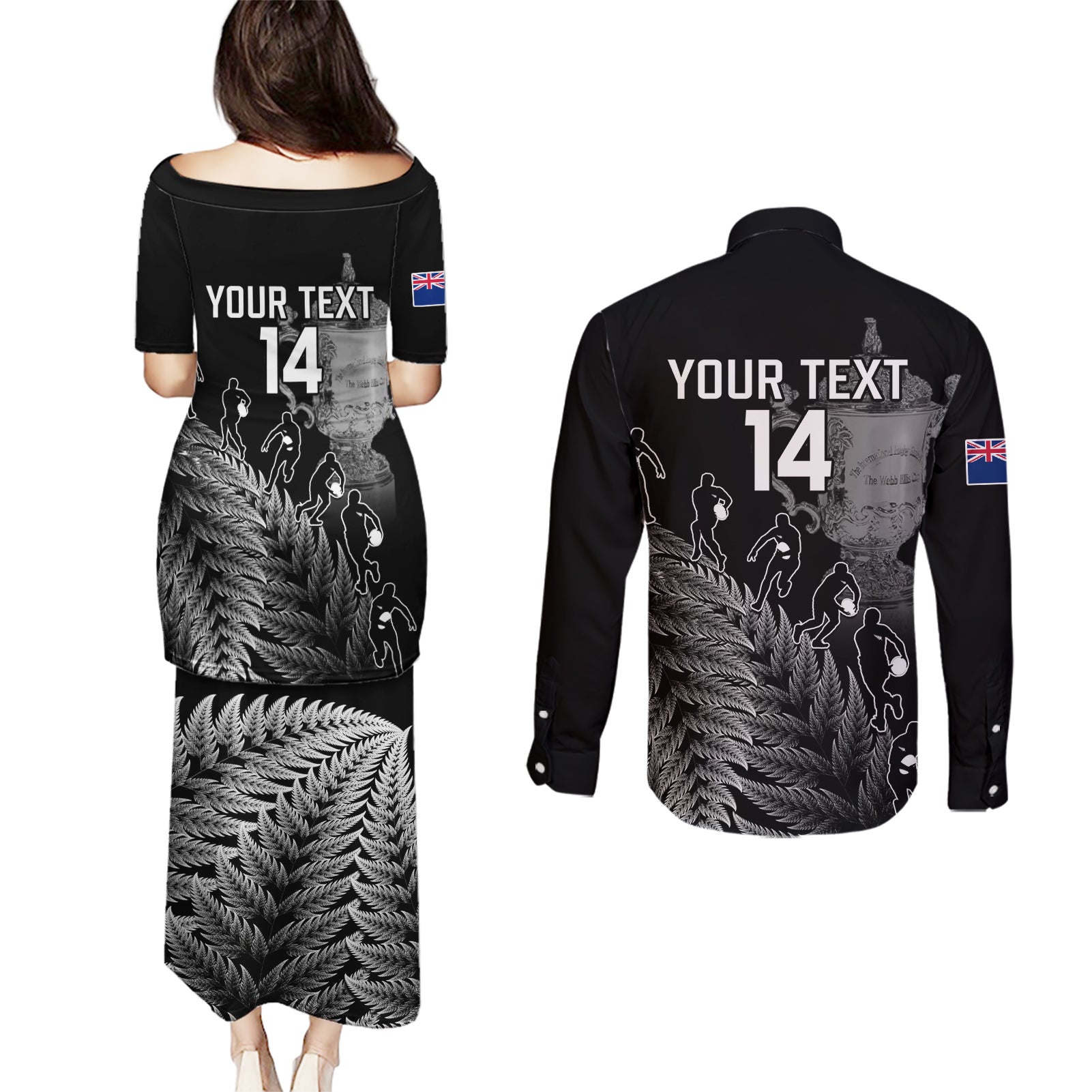 custom-new-zealand-silver-fern-rugby-couples-matching-puletasi-dress-and-long-sleeve-button-shirt-all-black-go-champions-2023-with-trophy-proud