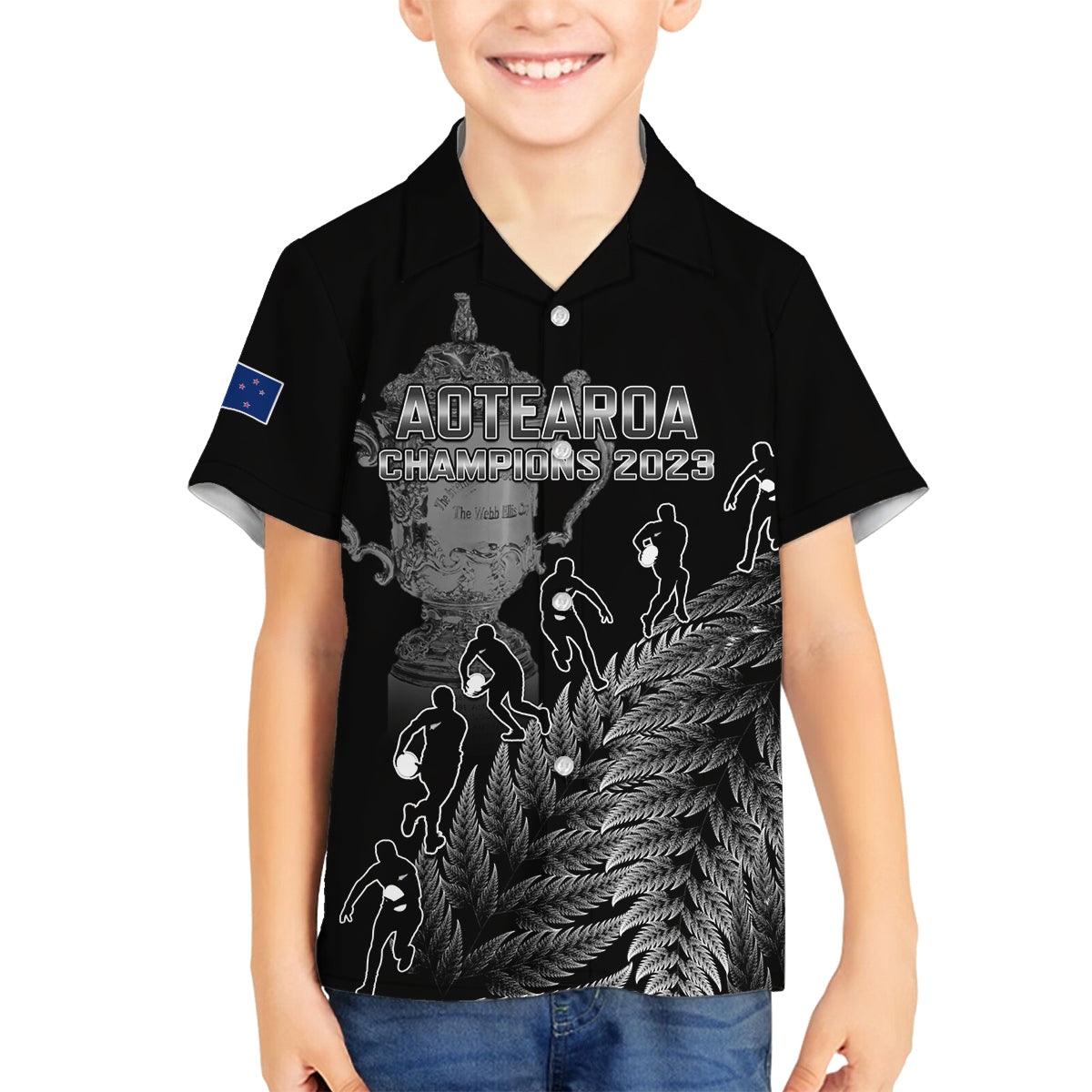 custom-new-zealand-silver-fern-rugby-family-matching-off-shoulder-maxi-dress-and-hawaiian-shirt-all-black-go-champions-2023-with-trophy-proud