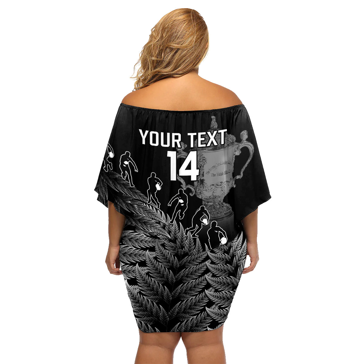 custom-new-zealand-silver-fern-rugby-family-matching-off-shoulder-short-dress-and-hawaiian-shirt-all-black-go-champions-2023-with-trophy-proud