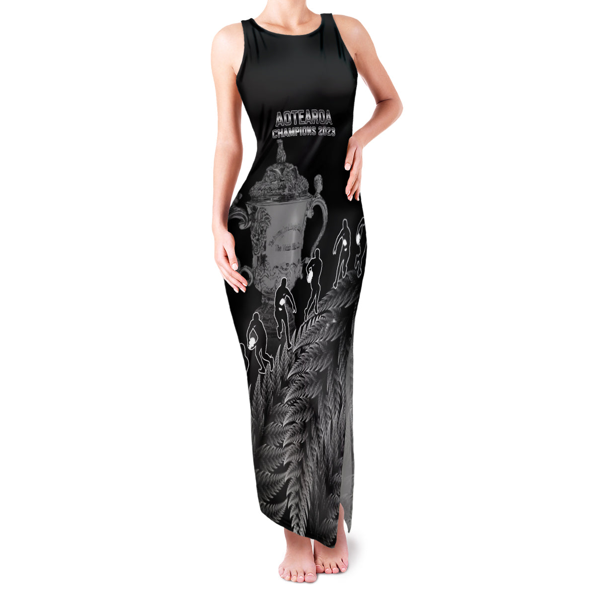 custom-new-zealand-silver-fern-rugby-family-matching-tank-maxi-dress-and-hawaiian-shirt-all-black-go-champions-2023-with-trophy-proud