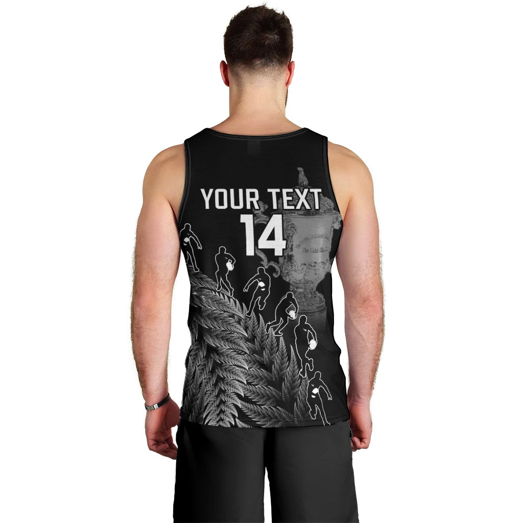 Custom New Zealand Silver Fern Rugby Men Tank Top All Black Go Champions 2023 With Trophy Proud - Vibe Hoodie Shop