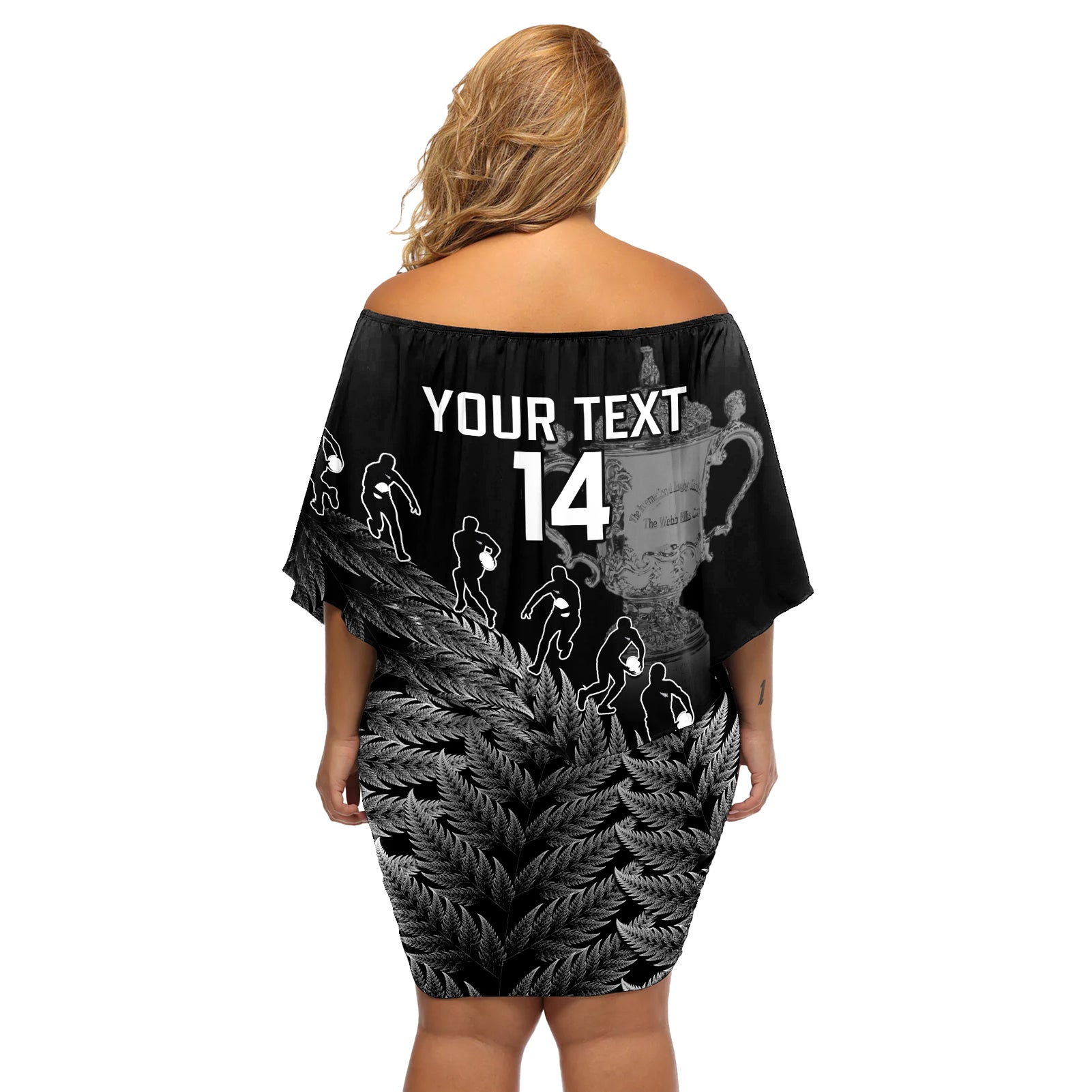 custom-new-zealand-silver-fern-rugby-off-shoulder-short-dress-all-black-go-champions-2023-with-trophy-proud