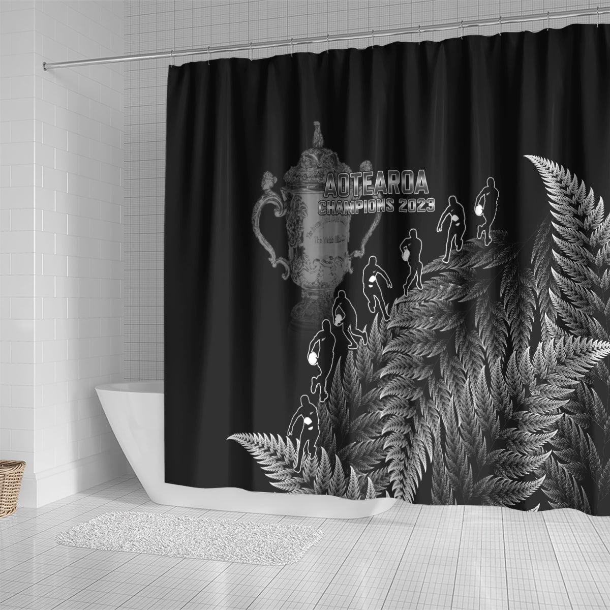 custom-new-zealand-silver-fern-rugby-shower-curtain-all-black-go-champions-2023-with-trophy-proud