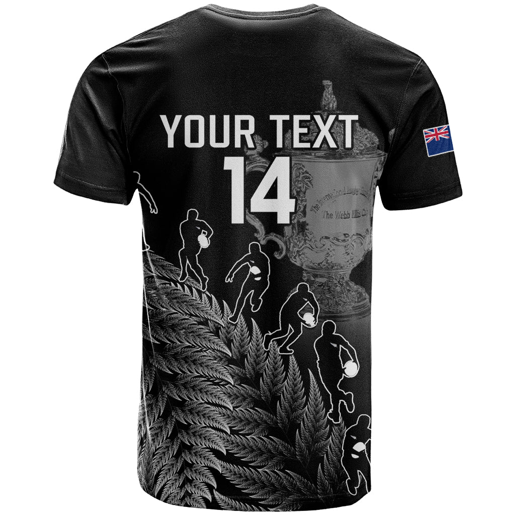 Custom New Zealand Silver Fern Rugby T Shirt All Black Go Champions 2023 With Trophy Proud - Vibe Hoodie Shop