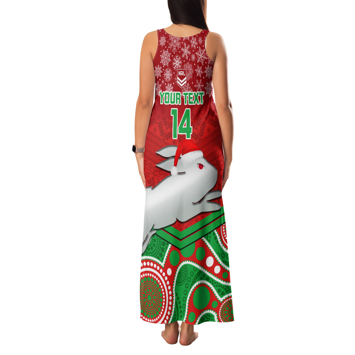custom-rabbitohs-rugby-christmas-family-matching-tank-maxi-dress-and-hawaiian-shirt-merry-xmas-2023-mix-aboriginal-art