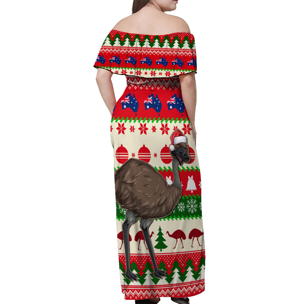 australia-christmas-off-shoulder-maxi-dress-aussie-emu-santa-merry-xmas