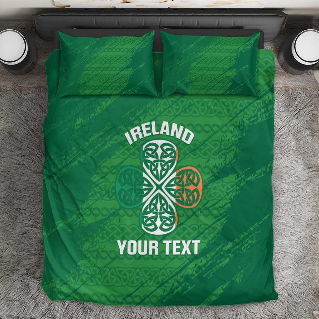 Custom Ireland Cricket Bedding Set Irish Celtic Knot - National Color - Vibe Hoodie Shop