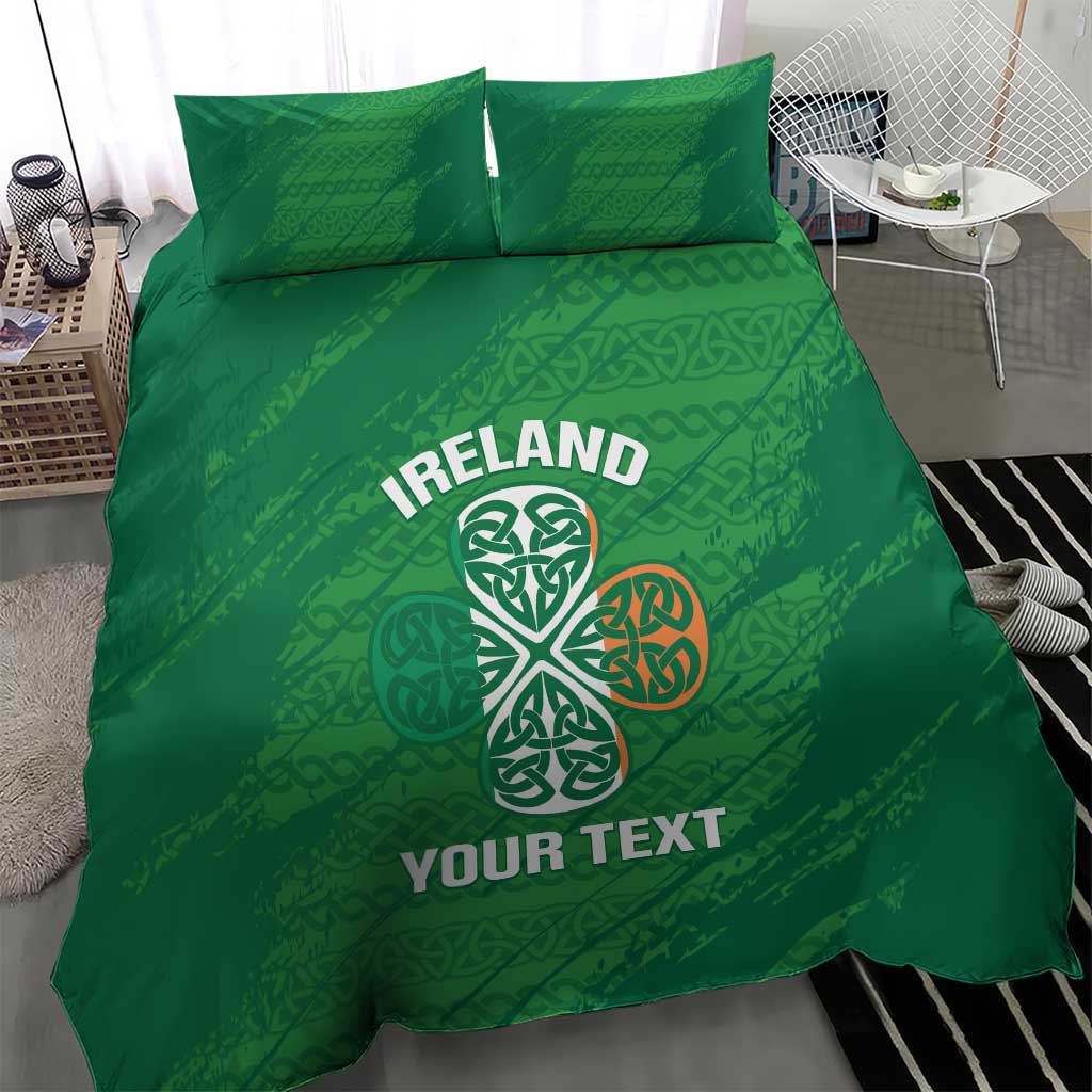 Custom Ireland Cricket Bedding Set Irish Celtic Knot - National Color - Vibe Hoodie Shop