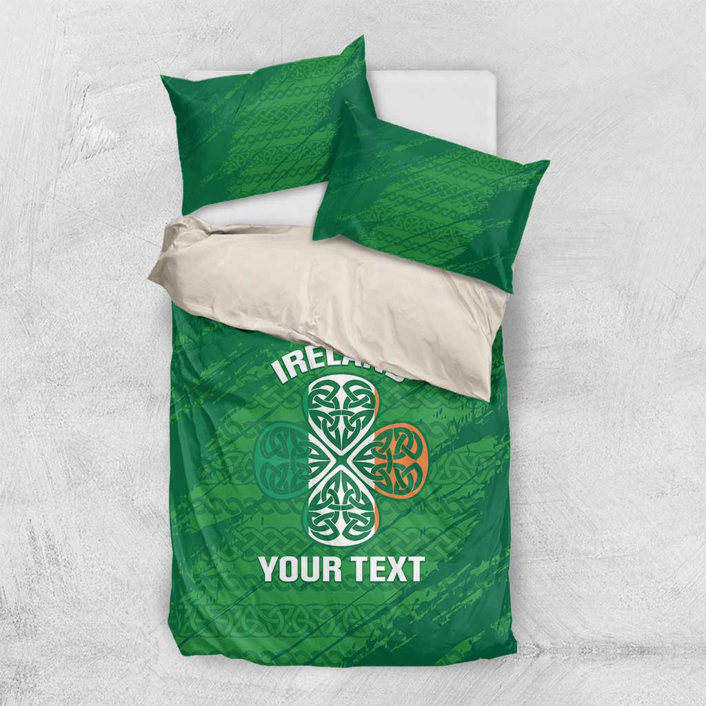 Custom Ireland Cricket Bedding Set Irish Celtic Knot - National Color - Vibe Hoodie Shop