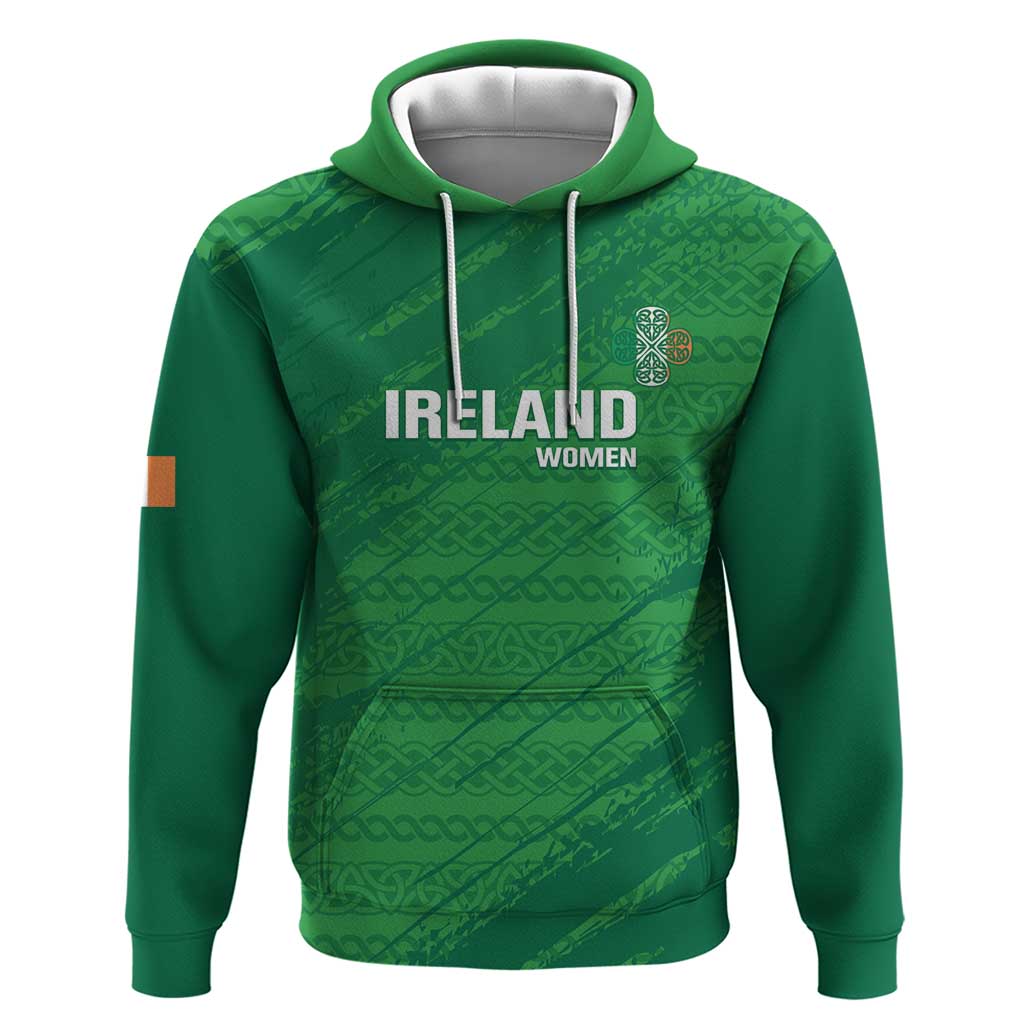 Custom Ireland Cricket Hoodie Irish Celtic Knot - National Color - Vibe Hoodie Shop