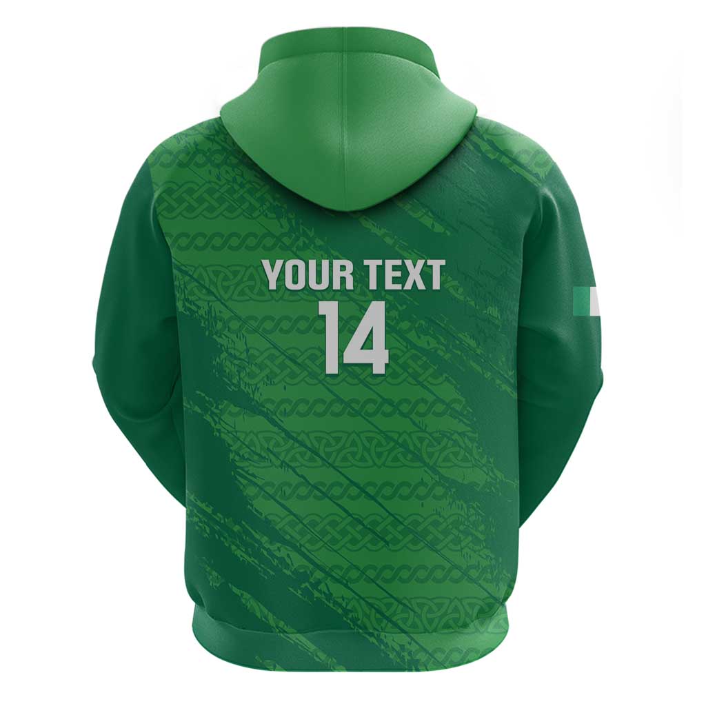 Custom Ireland Cricket Hoodie Irish Celtic Knot - National Color - Vibe Hoodie Shop
