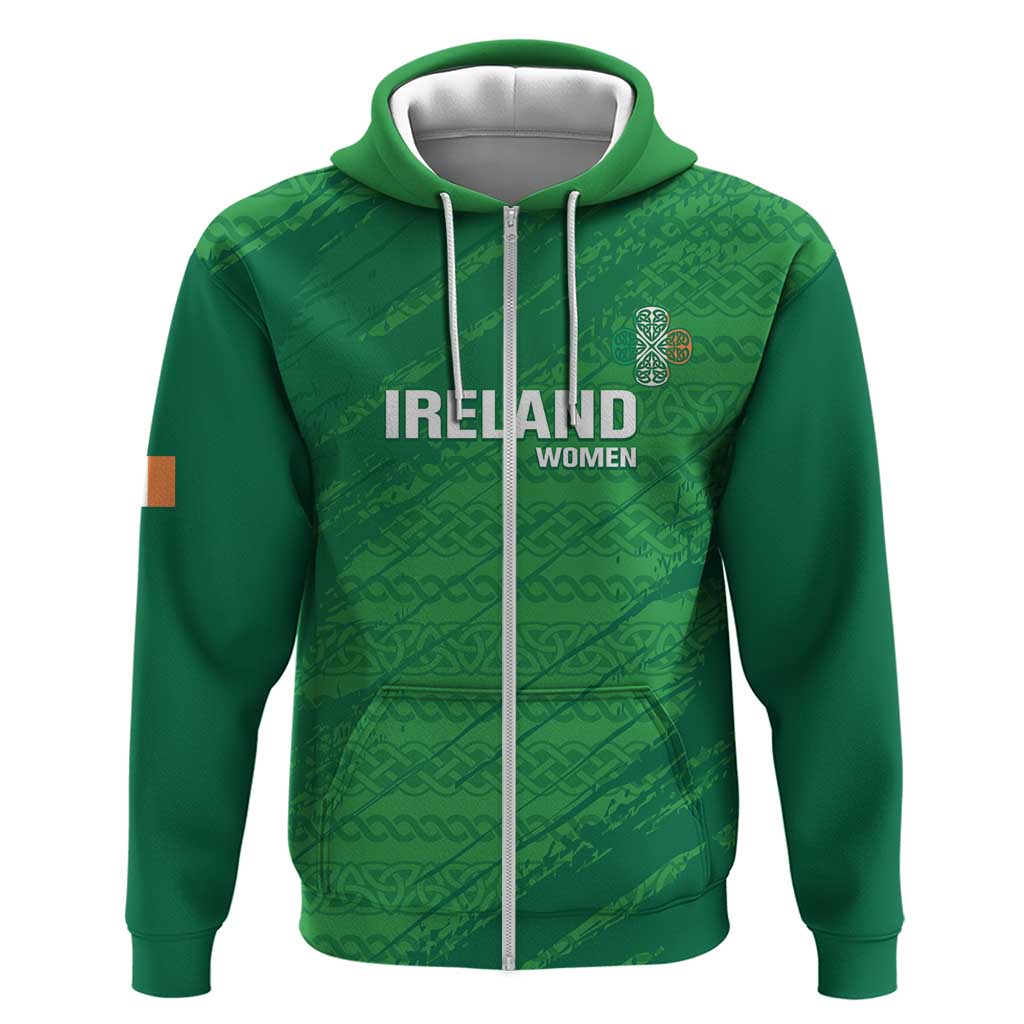 Custom Ireland Cricket Hoodie Irish Celtic Knot - National Color - Vibe Hoodie Shop