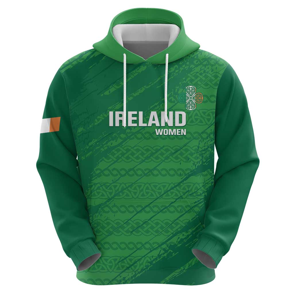 Custom Ireland Cricket Hoodie Irish Celtic Knot - National Color - Vibe Hoodie Shop