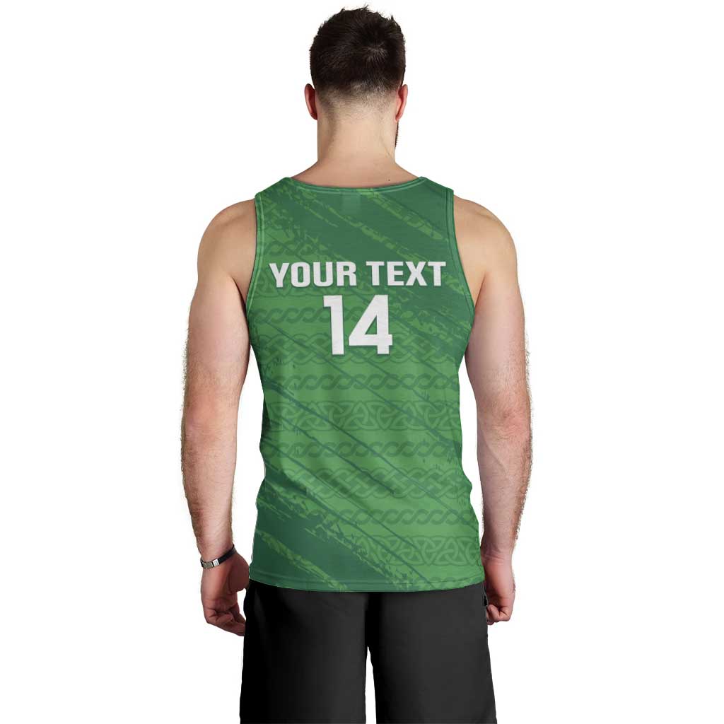 Custom Ireland Cricket Men Tank Top Irish Celtic Knot - National Color - Vibe Hoodie Shop