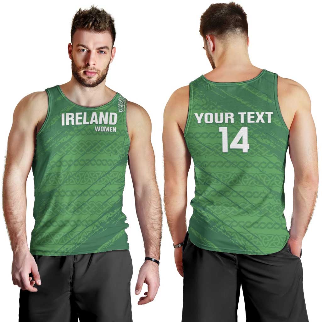 Custom Ireland Cricket Men Tank Top Irish Celtic Knot - National Color - Vibe Hoodie Shop