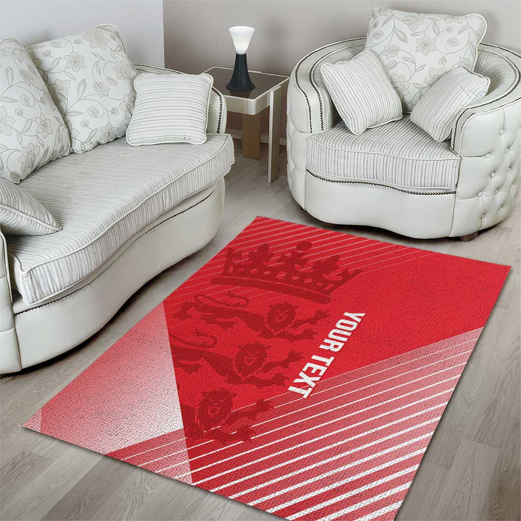 Custom England Cricket Area Rug Go Champions Sporty Style - Vibe Hoodie Shop