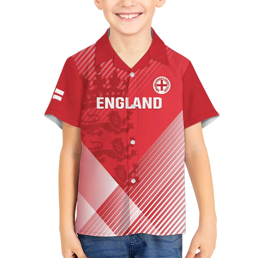 Custom England Cricket Family Matching Long Sleeve Bodycon Dress and Hawaiian Shirt Go Champions Sporty Style